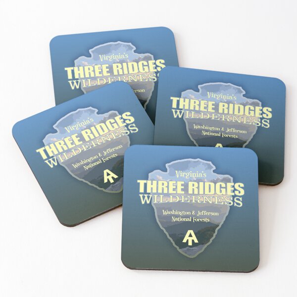 Item preview, Three Ridges Wilderness (arrowhead) designed and sold by curranmorgan.