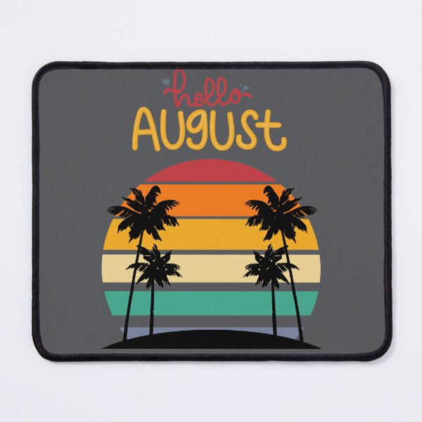 Item preview, Hello August-monthly design for everything designed and sold by MadLeader.