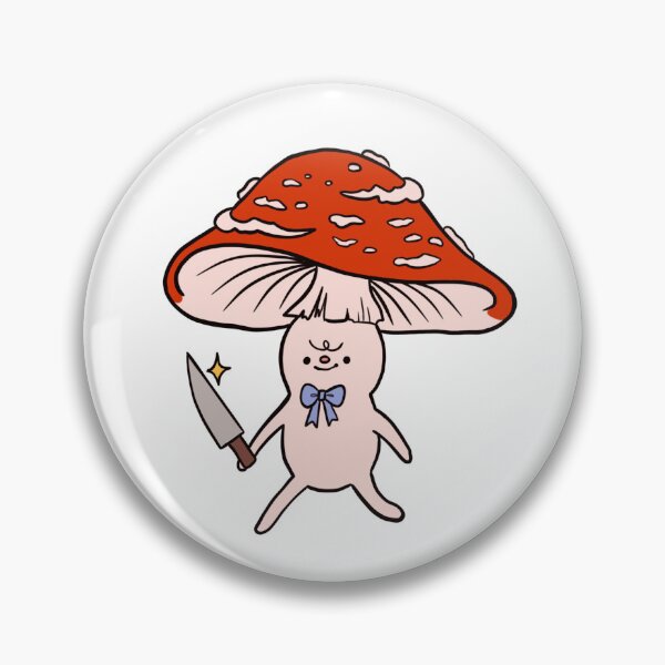 Item preview, Mushroom with knife designed and sold by LanyLevendula.