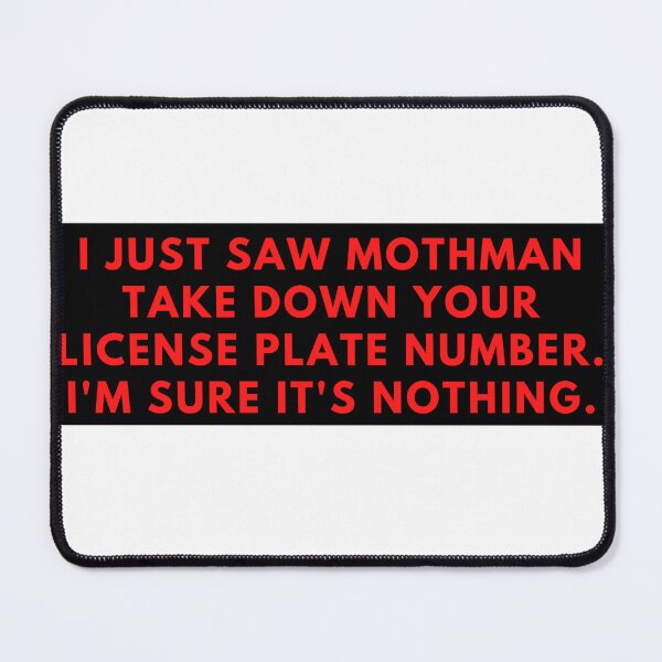Item preview, Mothman original funny bumper sticker, designed and sold by Ssimo30.