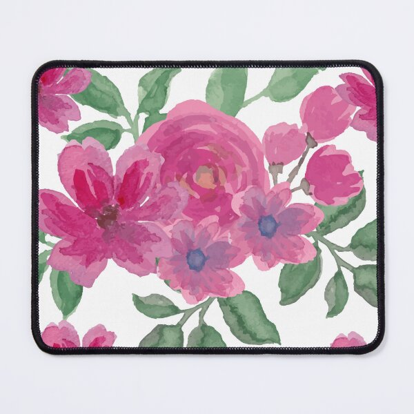 Item preview, Pink Watercolour Flowers designed and sold by MyTshirtArt.