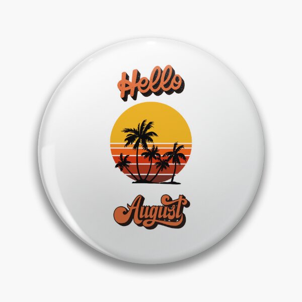 Item preview, Hello August-monthly design for everything designed and sold by MadLeader.