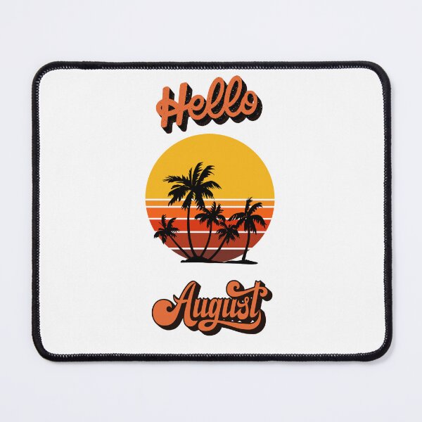 Item preview, Hello August-monthly design for everything designed and sold by MadLeader.