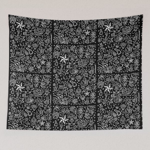 Item preview, White traditional NoFear pattern designed and sold by NoFearProject.