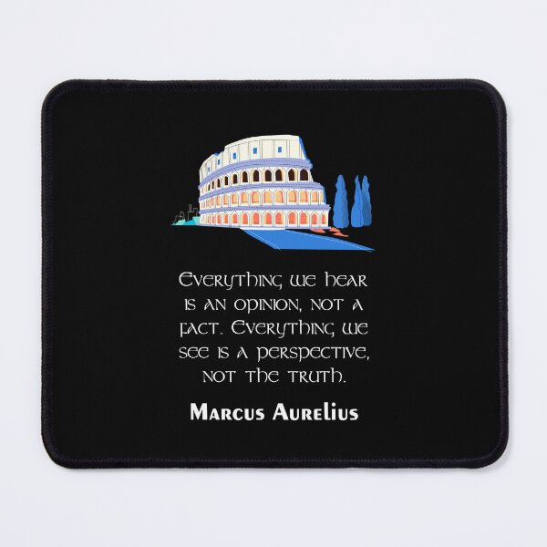 Item preview, Marcus Aurelius - Stoic Caesar - Everything we hear is an opinion, not a fact. Everything we see is a perspective, not the truth - Stoicism quote designed and sold by ArcFoundationCo.