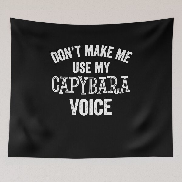 Item preview, Capybara Voice Funny Animal Lover Capybaras Gift designed and sold by carlhunt99.