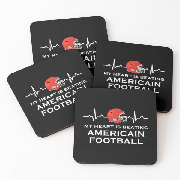 Item preview, American Football My Heart Is Beating Classic T-Shirt designed and sold by vergiekaerin.