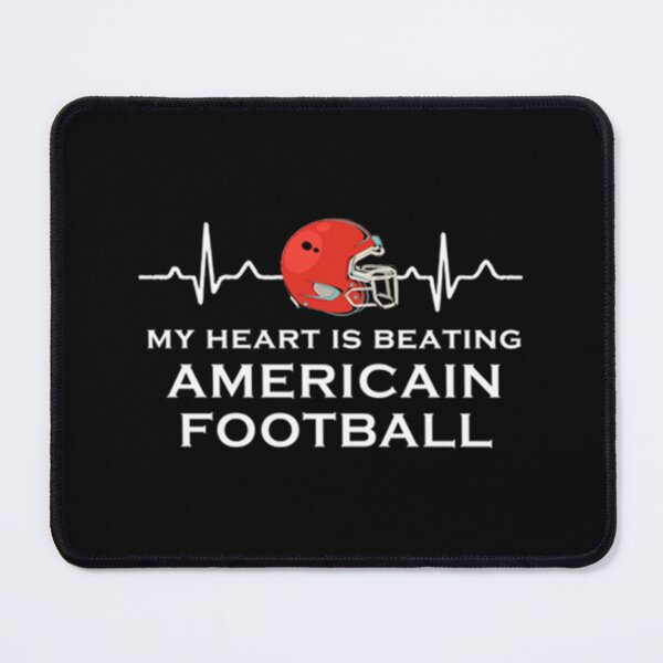 Item preview, American Football My Heart Is Beating Classic T-Shirt designed and sold by vergiekaerin.