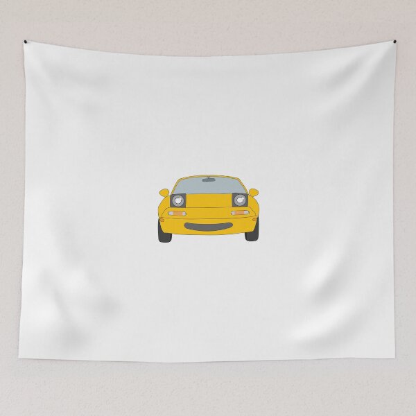 Item preview, YELLOW MX5 MIATA NA SUNBURST designed and sold by 77Aymeric.