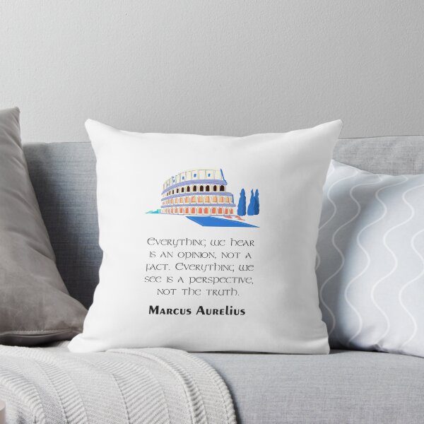 Item preview, Marcus Aurelius - Stoic Caesar - Everything we hear is an opinion, not a fact. Everything we see is a perspective, not the truth. - Stoicism quote designed and sold by ArcFoundationCo.