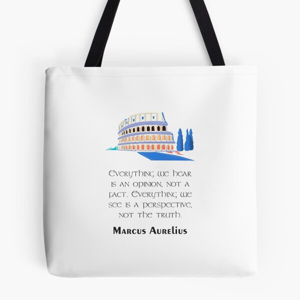 Item preview, Marcus Aurelius - Stoic Caesar - Everything we hear is an opinion, not a fact. Everything we see is a perspective, not the truth. - Stoicism quote designed and sold by ArcFoundationCo.