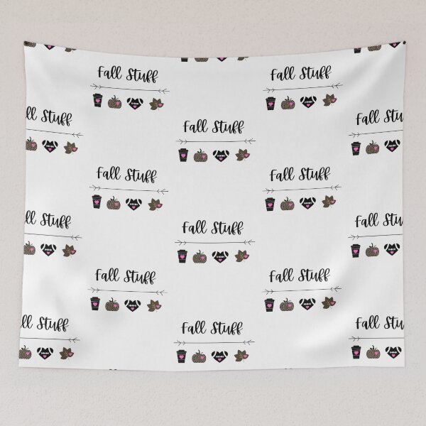 Item preview, Halloween Cute Fall Stuff With Coffee Pumpkin Football Leaves designed and sold by two7designs.