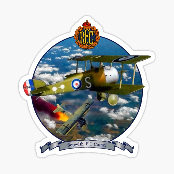 Vista previa del artículo con la obra «Avión de combate británico Sopwith Camel de la Primera Guerra Mundial», diseñado y vendido por MichaelEpp.