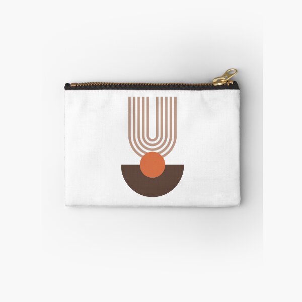 Item preview, Orange Sun Arch Abstract Mid Century Modern designed and sold by printheavenart.