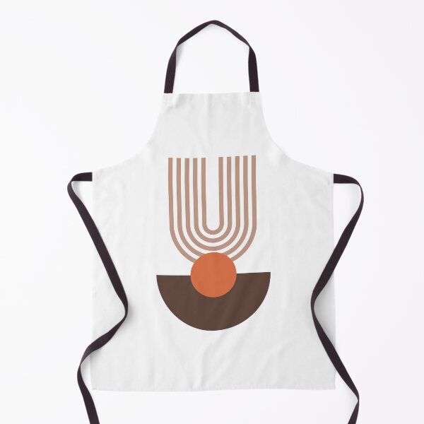 Item preview, Orange Sun Arch Abstract Mid Century Modern designed and sold by printheavenart.