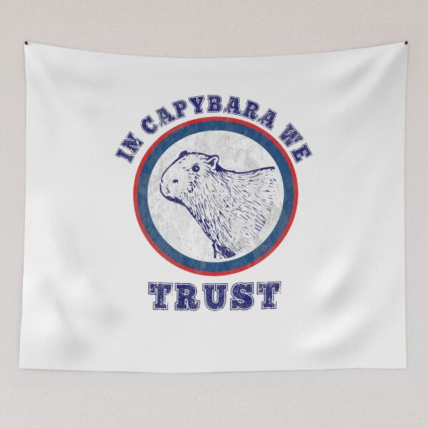 Item preview, In Capybara We Trust Funny Capybaras Lover Animal Mammal Rodent Gift designed and sold by carlhunt99.