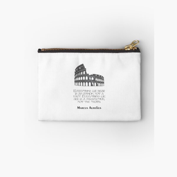 Item preview, Marcus Aurelius - Stoic Caesar - Everything we hear is an opinion, not a fact. Everything we see is a perspective, not the truth.- Stoicism quote designed and sold by ArcFoundationCo.