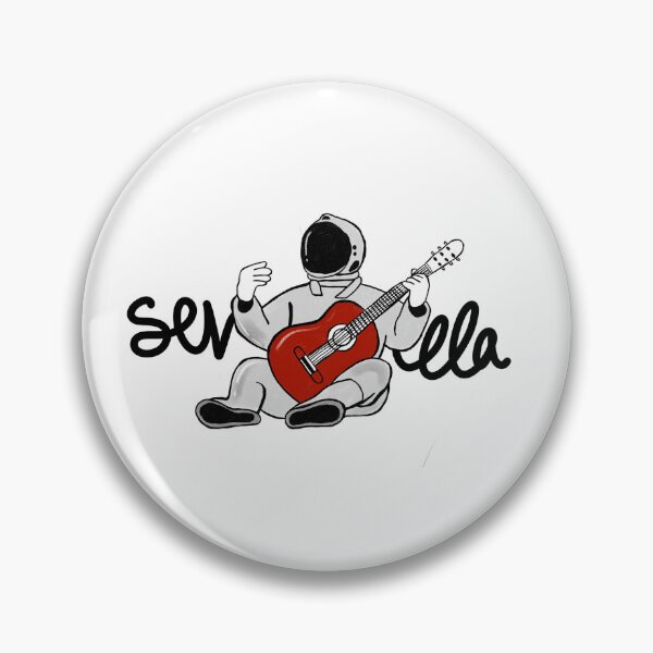 Artikelvorschau, Sevilla Spain flamenco Seville guitar astronaut funny cute Spain andalusia entworfen und verkauft von Tropical Blood.