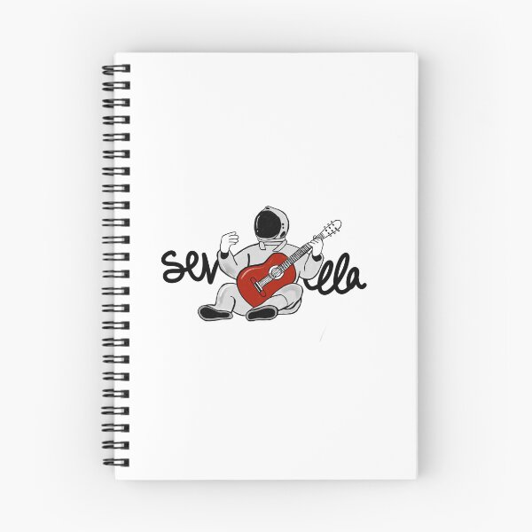 Artikelvorschau, Sevilla Spain flamenco Seville guitar astronaut funny cute Spain andalusia entworfen und verkauft von Tropical Blood.