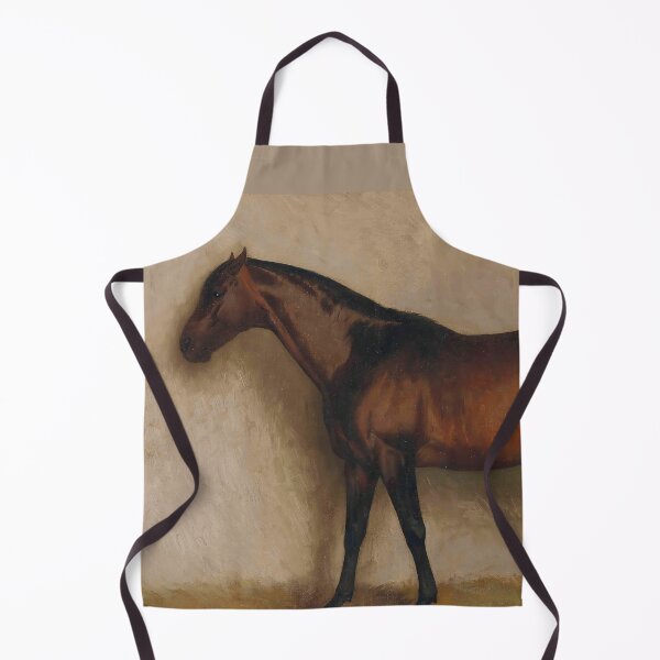 Item preview, Jean-Leon Gerome -Horse Animals-Horse -Dollar, a Bay Hunter in a loose Box Animals designed and sold by TeeARTHY.
