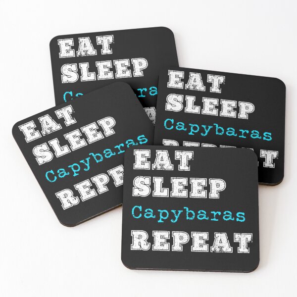 Item preview, Funny Capybara Love Eat Sleep Repeat Capybaras Lover Gift designed and sold by carlhunt99.