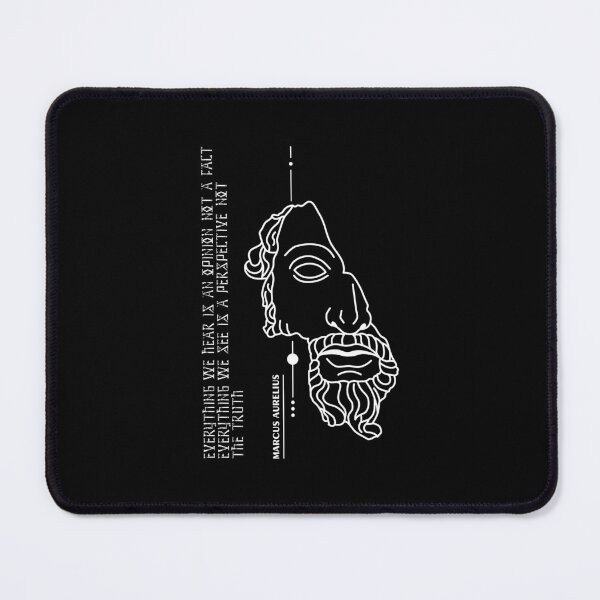 Item preview, Marcus Aurelius - Stoic Caesar - Everything we hear is an opinion, not a fact. Everything we see is a perspective, not the truth. - Stoicism quote designed and sold by ArcFoundationCo.