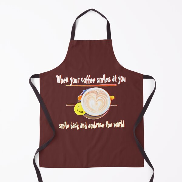 Item preview, Coffee smile - charming coffee design with a positive saying designed and sold by kikidu21.