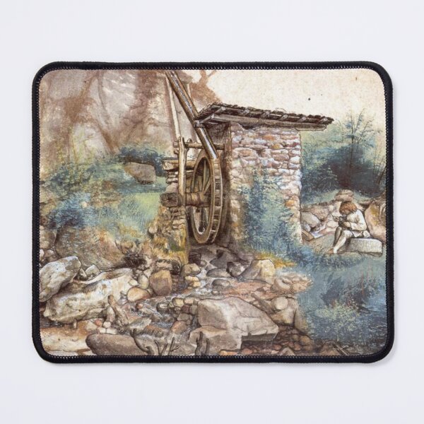 Item preview, Watermill at the montaca famous poster of albrecht durer designed and sold by Golido.