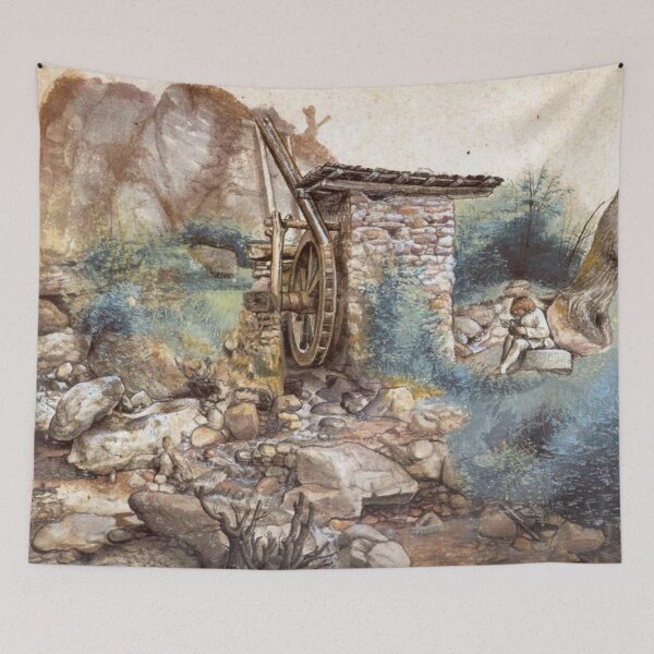 Item preview, Watermill at the montaca famous poster of albrecht durer designed and sold by Golido.