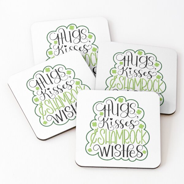 Item preview, Hugs, Kisses and Shamrock Wishes St. Patrick’s Day Irish designed and sold by Gsallicat.