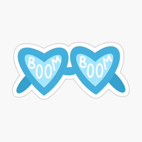 boom boom sunglasses Sticker