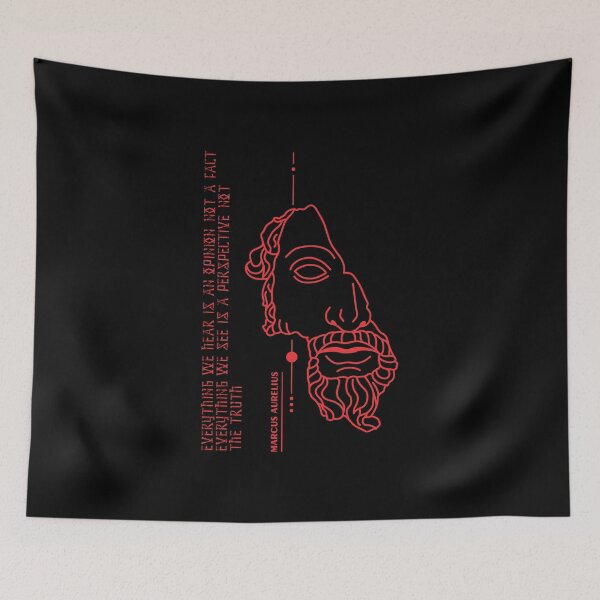 Item preview, Marcus Aurelius - Stoic Caesar - Everything we hear is an opinion, not a fact. Everything we see is a perspective, not the truth.- Stoicism quote designed and sold by ArcFoundationCo.