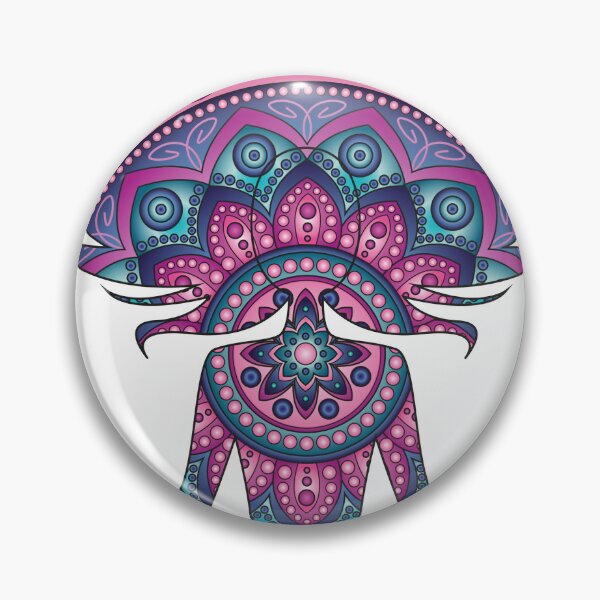 Item preview, Mandala Inspired Design in Colors #4 designed and sold by ZenDrawings.