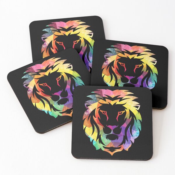 Item preview, Colorful lion head designed and sold by Mila1946.