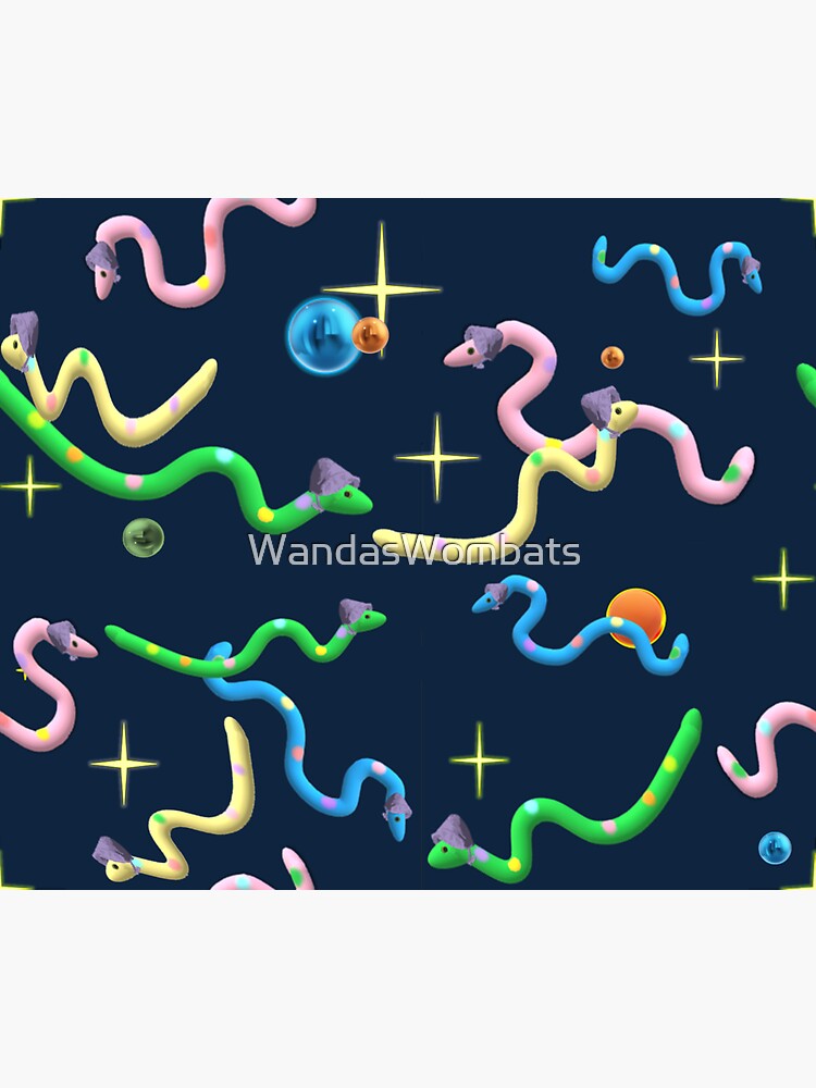 "Baby Snakes in Space" Sticker for Sale by WandasWombats | Redbubble