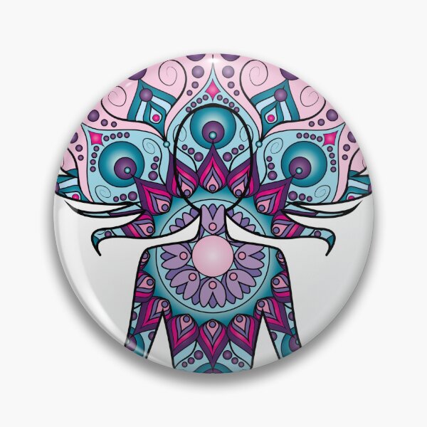 Item preview, Mandala Inspired Design in Colors #5 designed and sold by ZenDrawings.