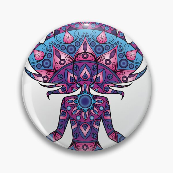 Item preview, Mandala Inspired Design in Colors #6 designed and sold by ZenDrawings.