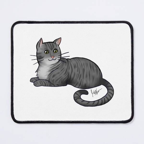 Item preview, Cat - American Shorthair - Dark Gray Tabby Cat designed and sold by Jennifer Stolzer.