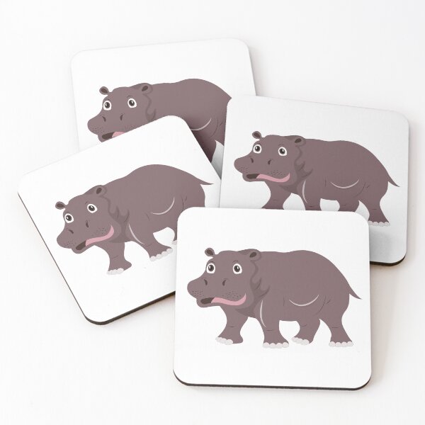 Item preview, hippo sticker, by DAM Creative, designed and sold by DAM Creative ⭐⭐⭐⭐⭐.