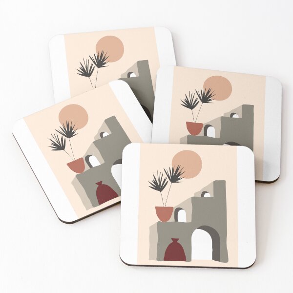 Item preview, Marrakesh Moroccan Landscape Mid Century Modern designed and sold by printheavenart.