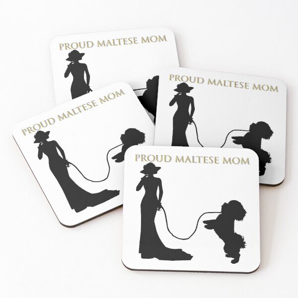 Item preview, Proud Maltese mom shirt, proud Maltese mom phone cases, proud Maltese mom pillow, proud Maltese mom dress, proud Maltese mom shirt for her baby designed and sold by Poussyarts.
