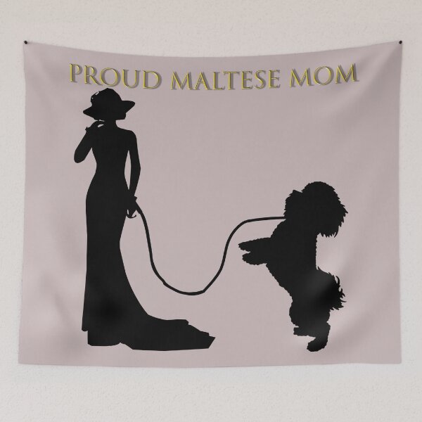 Artikelvorschau, Stolzes maltesisches Mama-Shirt, stolzes maltesisches Mama-Telefongehäuse, stolzes maltesisches Mama-Kissen, stolzes maltesisches Mama-Kleid, stolzes maltesisches Mama-Shirt für ihr Baby entworfen und verkauft von Poussyarts.