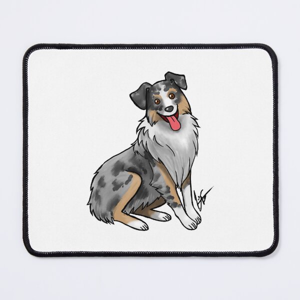 Item preview, Dog - Australian Shepherd - Blue Merle designed and sold by Jennifer Stolzer.