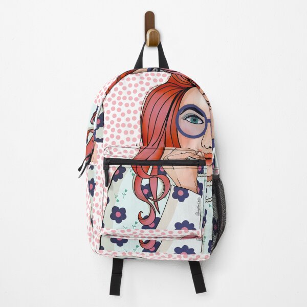 Item preview, Portrait Pop Girl illustration red dots designed and sold by MartaCrokis.