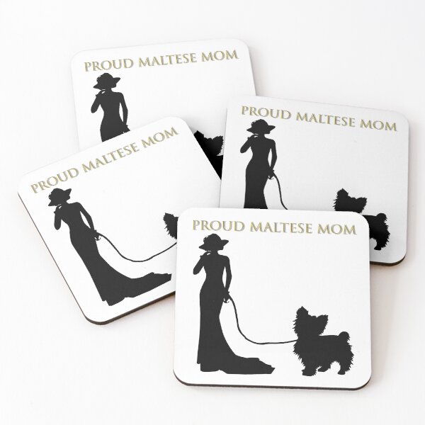 Item preview, Proud Maltese mom shirt, proud Maltese mom phone cases, proud Maltese mom pillow, proud Maltese mom dress, proud Maltese mom shirt for her baby designed and sold by Poussyarts.