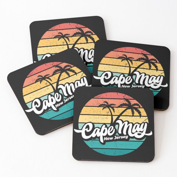 Item preview, Cape May New Jersey retro sunset designed and sold by Pau Baz.