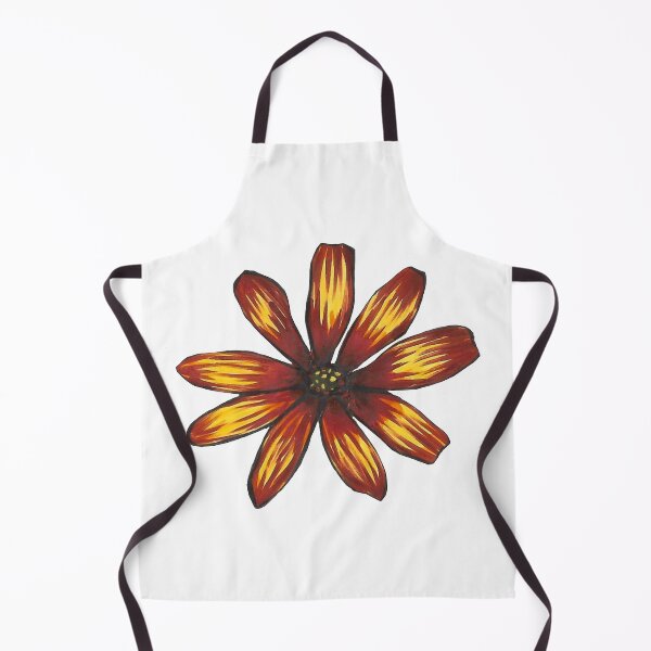 Item preview, Flower Study in Yellow and Red - African Daisy designed and sold by rossartstudio.