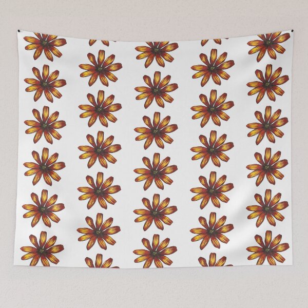 Item preview, Flower Study in Yellow and Red - African Daisy designed and sold by rossartstudio.