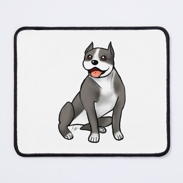 Item preview, Dog - American Staffordshire Terrier - Black and White designed and sold by Jennifer Stolzer.