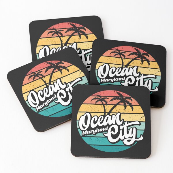 Item preview, Ocean City Maryland retro sunset designed and sold by Pau Baz.
